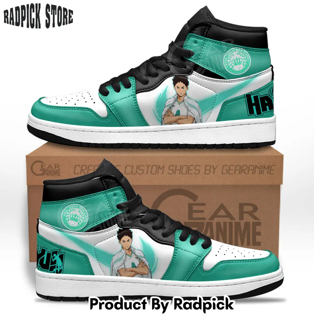 Hajime iwaizumi air jordan high top sneakers anime mv21  rp0245729